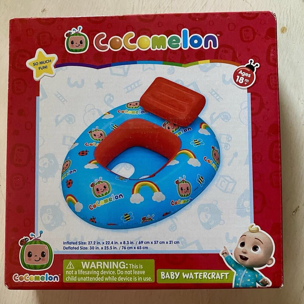 NEW CoComelon‎ Baby Watercraft Pool Float Seat Summer